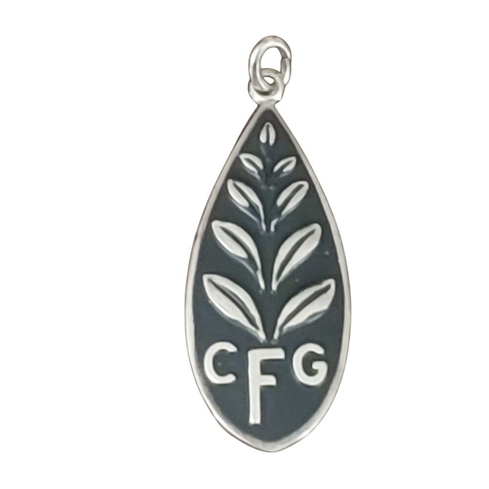Award Charm Camp Fire Girls 10 year membership 1973 Vintage Fraternal